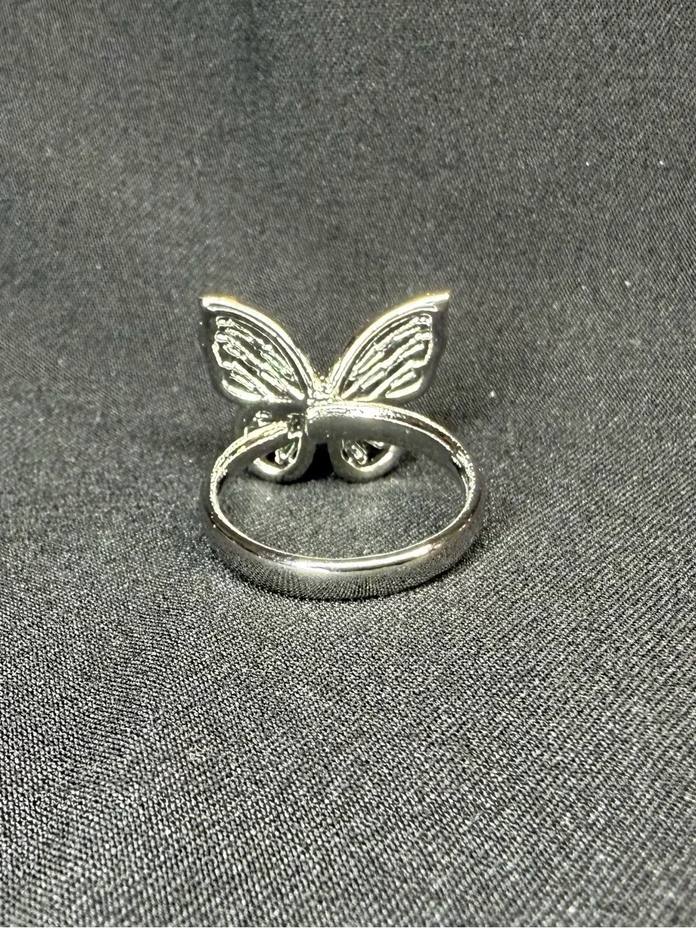 🦋 Sparkling Butterfly Statement Ring 🦋